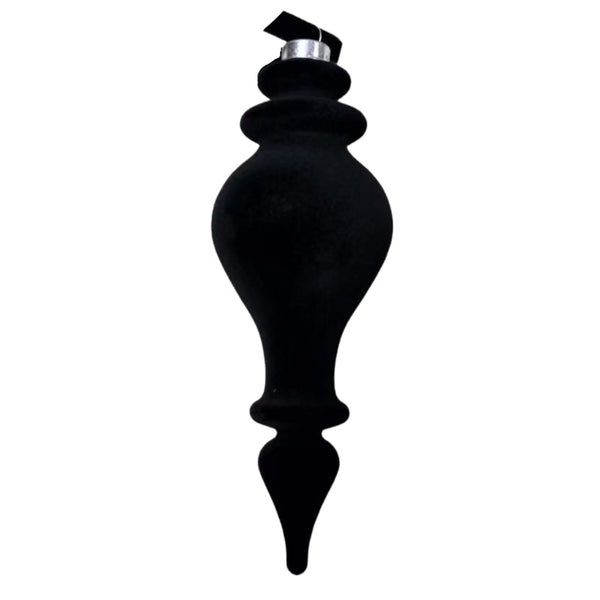 Assorted Flocked Black Ball, INDIVIDUALLY SOLD