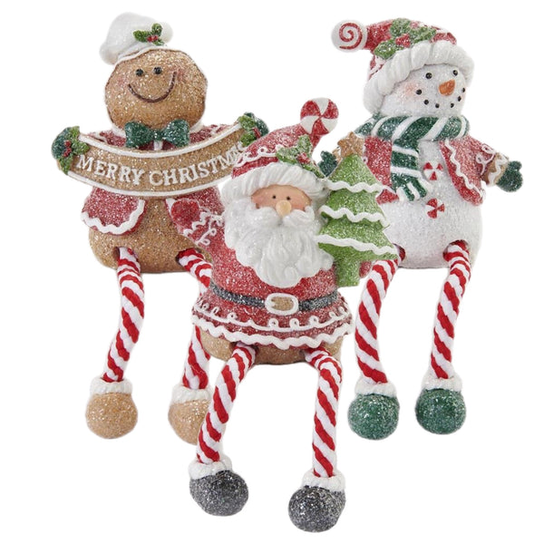 Assorted Christmas Character Shelf Sitter Figurine, INDIVIDUALLY SOLD
