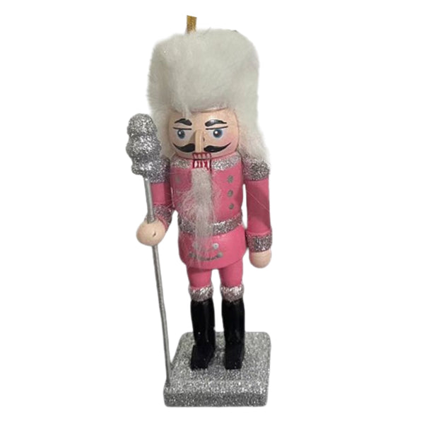 Assorted Pink Nutcracker Ornament, INDIVIDUALLY SOLD