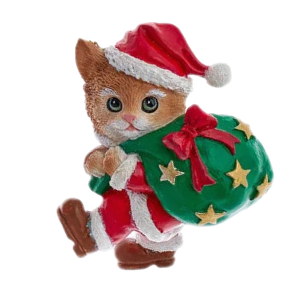 Assorted Christmas Cat Ornament, INDIVIDUALLY SOLD