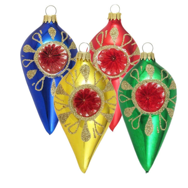 Assorted Teardrop Reflector Ball, INDIVIDUALLY SOLD