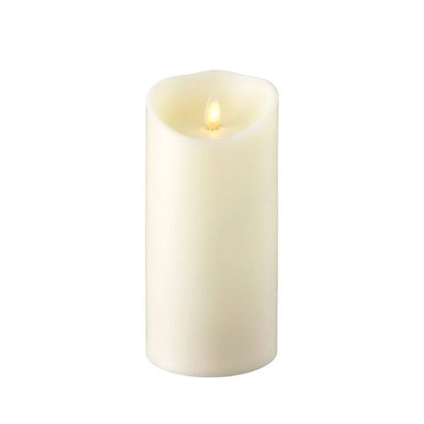 Assorted Ivory Flameless Pillar Candle, INDIVIDUALLY SOLD