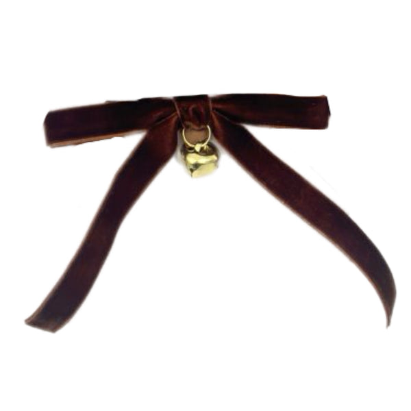 Chocolate Bows With Bell, Set of 6