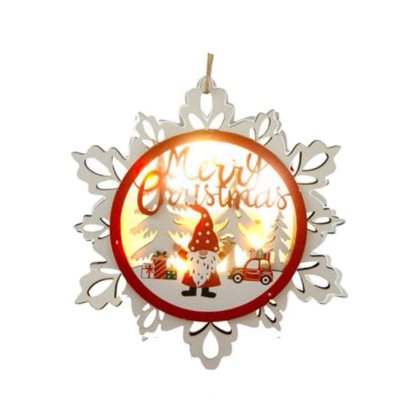 Assorted LED Snowflake Ornament, INDIVIDUALLY SOLD