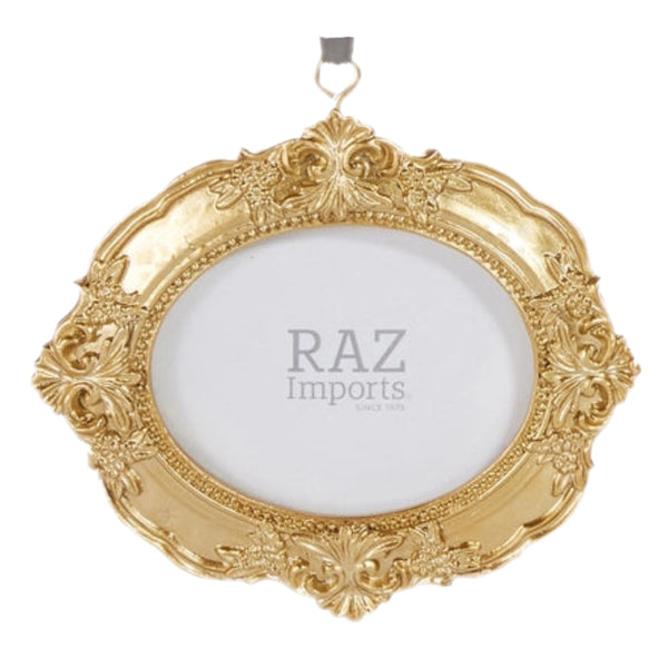 Assorted Gold Photo Frame Ornament, INDIVIDUALLY SOLD