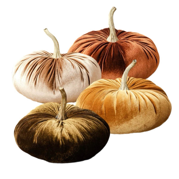 Assorted Small Velvet Pumpkin, INDIVIDUALLY SOLD