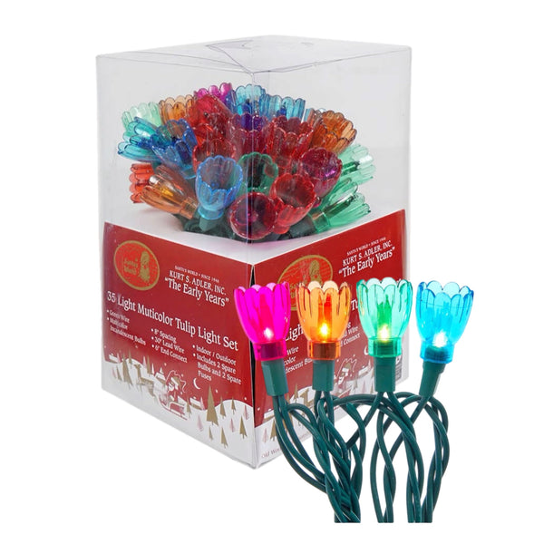 35 Multicoloured Tulip Lights INDOOR