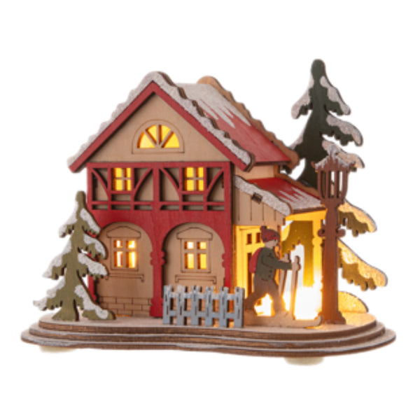 Assorted LED House Figurine, INDIVIDUALLY SOLD