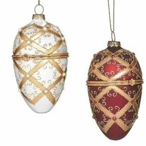Assorted Faberge Egg Ornament, INDIVIDUALLY SOLD