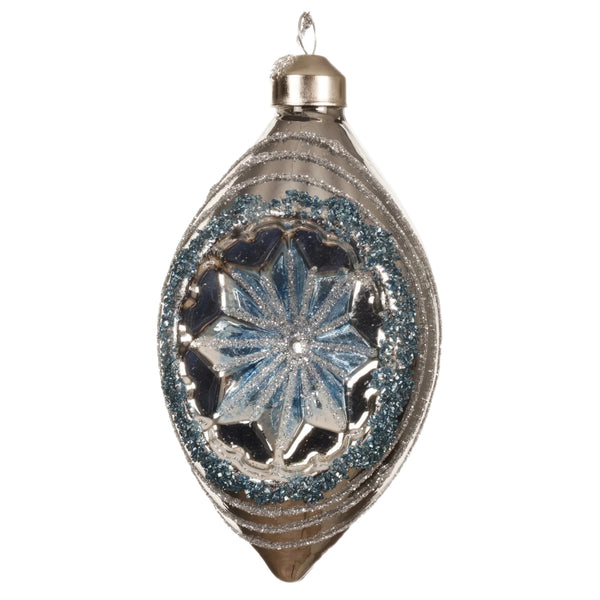 Assorted Blue Reflector Teardrop Ball, INDIVIDUALLY SOLD