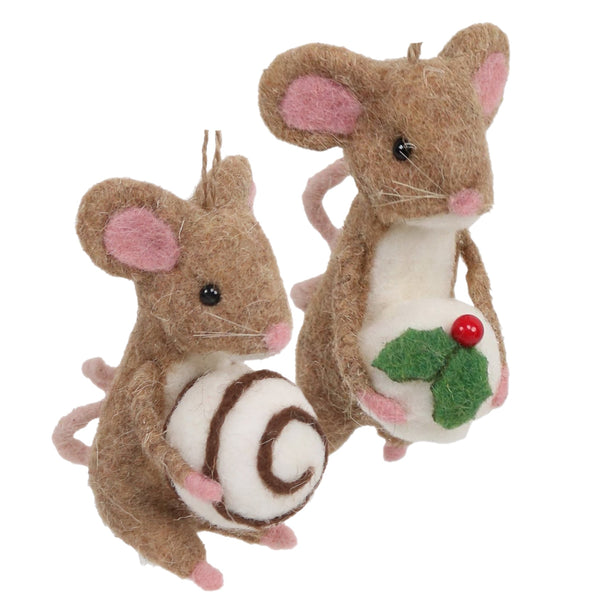 Assorted Mouse With Baked Goods Ornament, INDIVIDUALLY SOLD