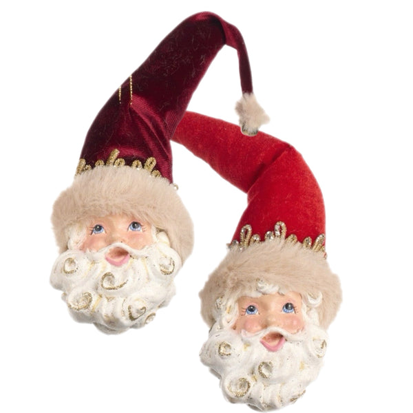 Assorted Santa Head Ornament, INDIVIDUALLY SOLD