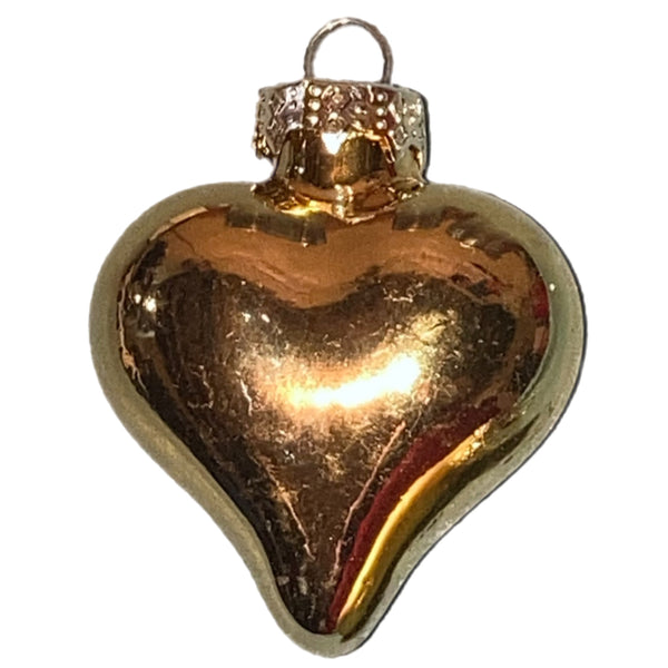 Assorted Gold Heart Ornament, INDIVIDUALLY SOLD