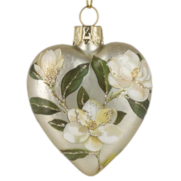 Assorted Magnolia Heart Ball, INDIVIDUALLY SOLD