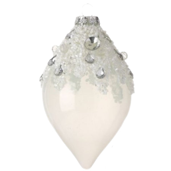 Assorted White Jewelled Ball, INDIVIDUALLY SOLD
