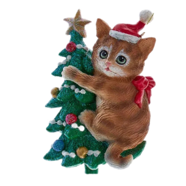 Assorted Christmas Cat Ornament, INDIVIDUALLY SOLD