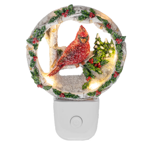 Assorted Birch Wreath Night Light, INDIVIDUALLY SOLD