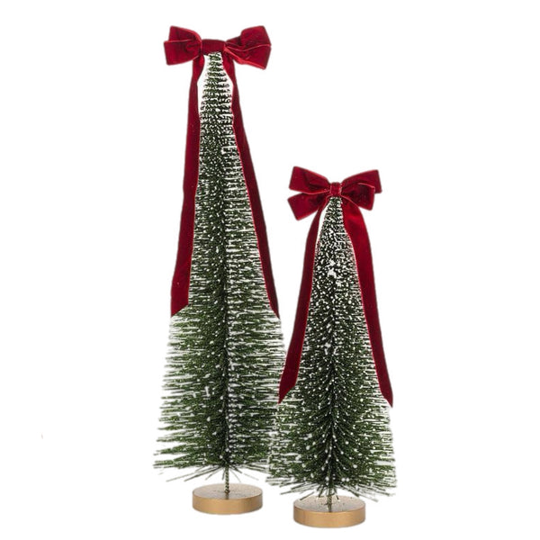 Assorted Bottlebrush With Bow Figurine, INDIVIDUALLY SOLD