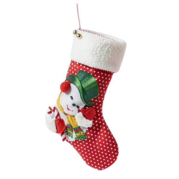 Assorted 19" Santa & Snowman Stocking, INDIVIDUALLY SOLD