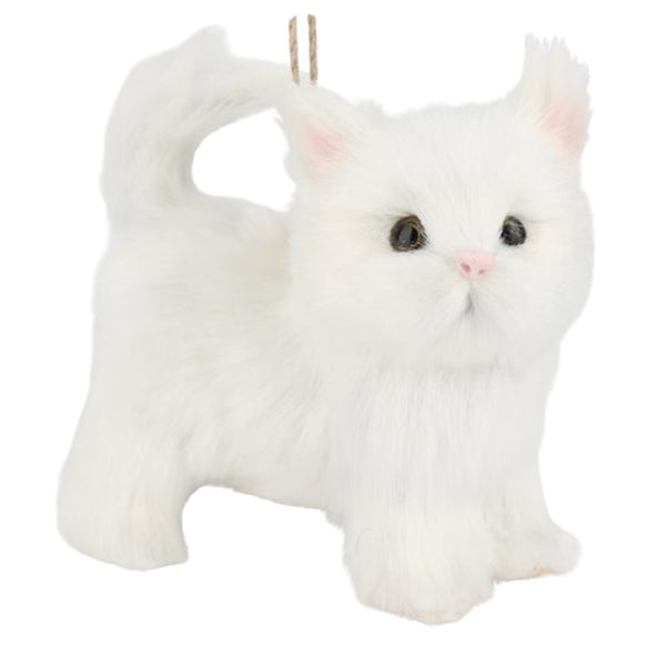 Assorted Furry Cat Ornament, INDIVIDUALLY SOLD
