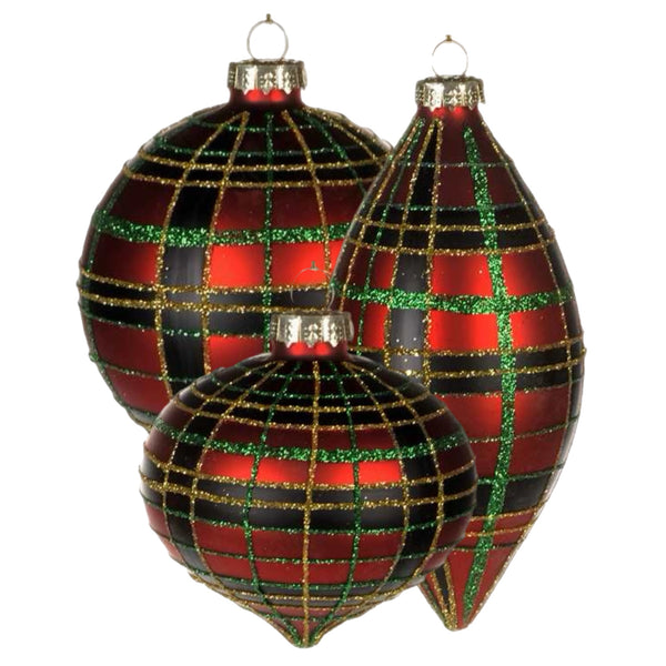 Assorted Plaid Ball, INDIVIDUALLY SOLD