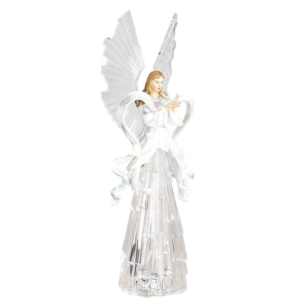 Angel Holding Dove Figurine