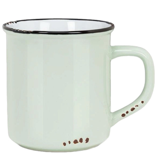 Assorted Mint Enamel Mugs, INDIVIDUALLY SOLD