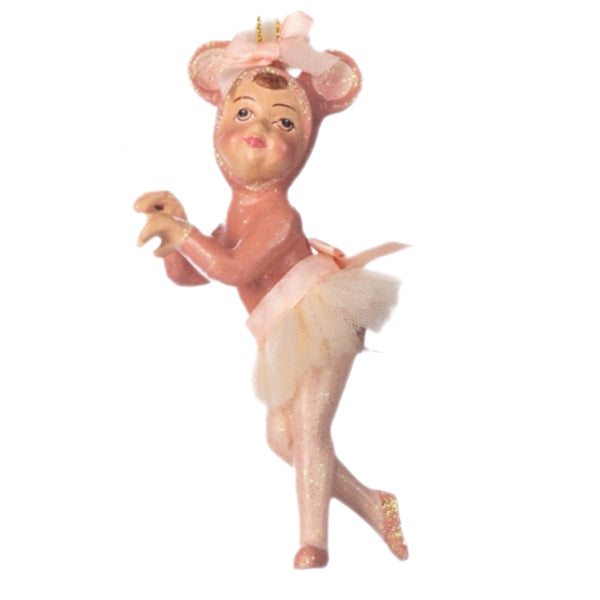 Assorted Mouse Girl Ballerina Ornament, INDIVIDUALLY SOLD