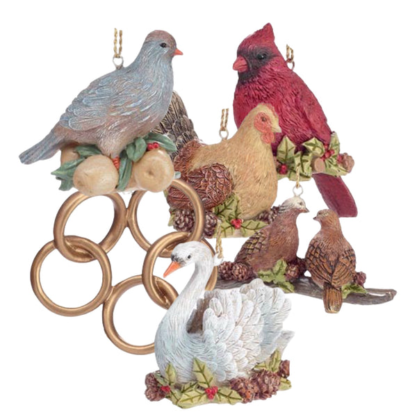 Assorted 12 Days Of Christmas Ornament, INDIVIDUALLY SOLD