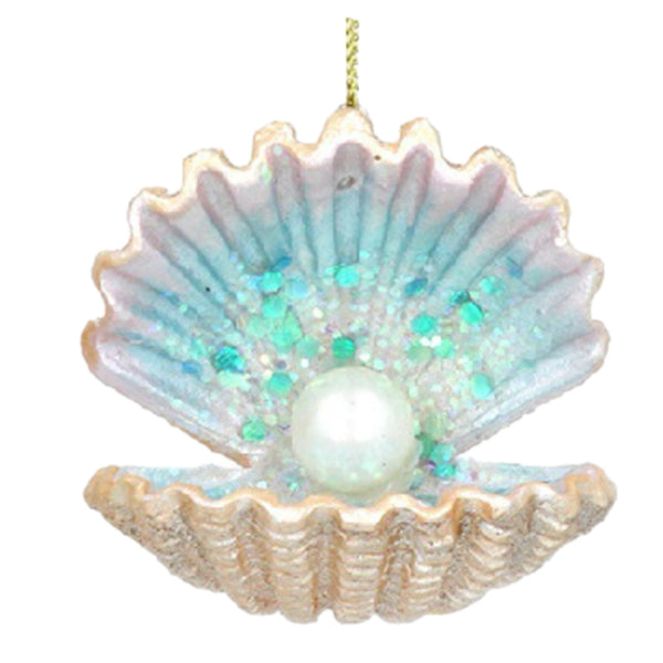 Assorted Clam Shell Ornament, INDIVIDUALLY SOLD