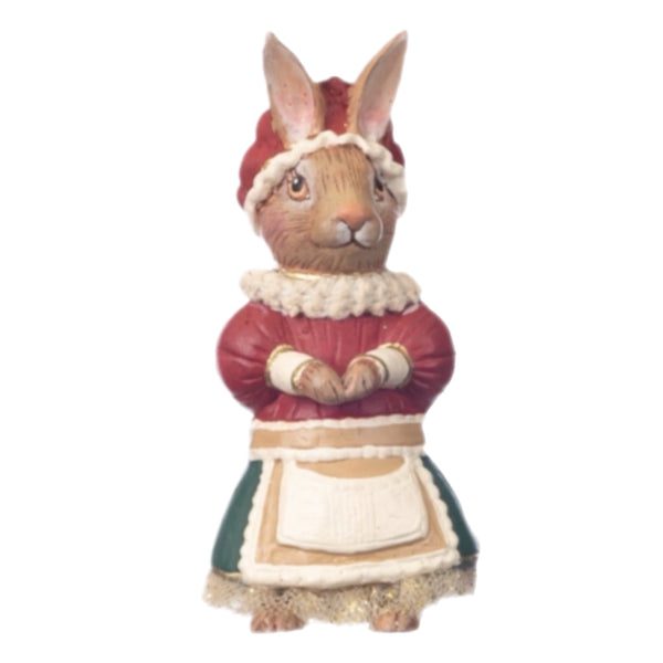 Assorted Rabbit In Apron Ornament, INDIVIDUALLY SOLD