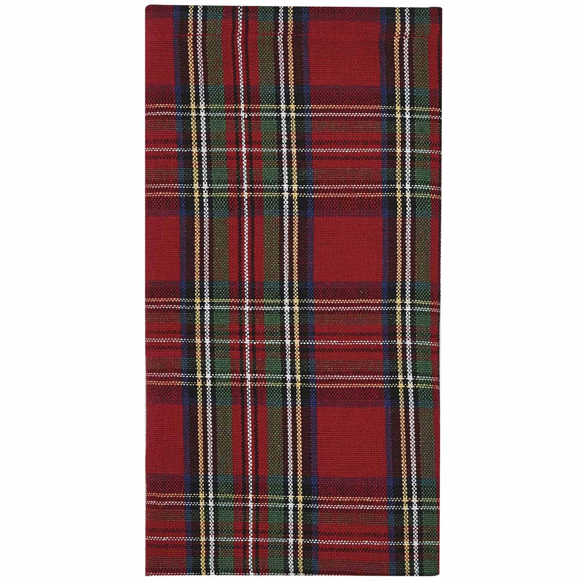 Red Tartan Linen Napkin