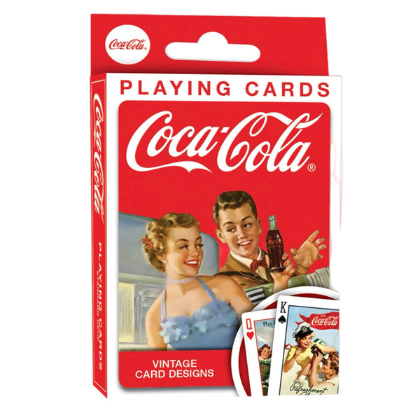 Coca Cola Vintage Couple Playing Cards