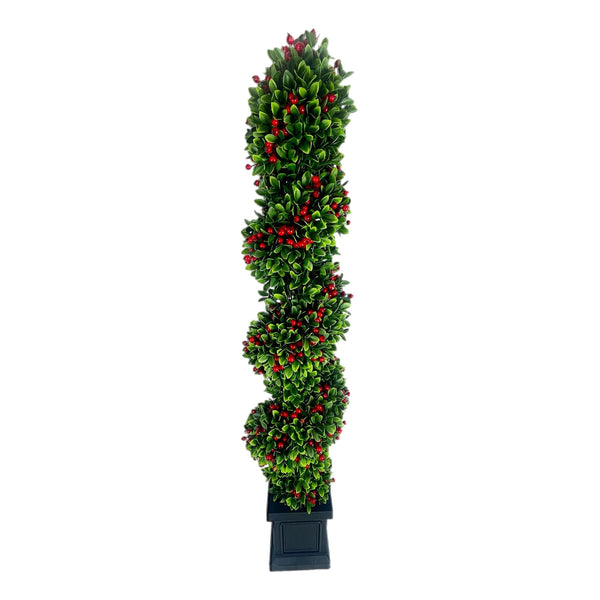 Assorted Boxwood With Berries Topiary, INDIVIDUALLY SOLD