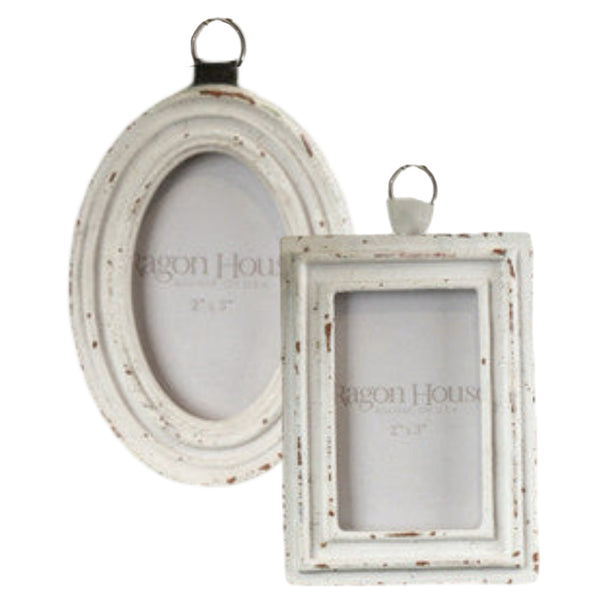 Assorted White Photo Frame Ornament, INDIVIDUALLY SOLD