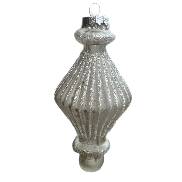 Assorted Silver Finial Ornament, INDIVIDUALLY SOLD