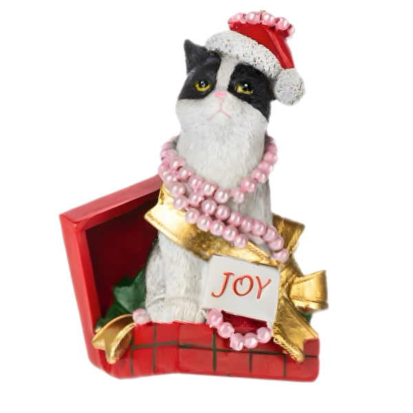 Assorted Christmas Cat Ornament, INDIVIDUALLY SOLD