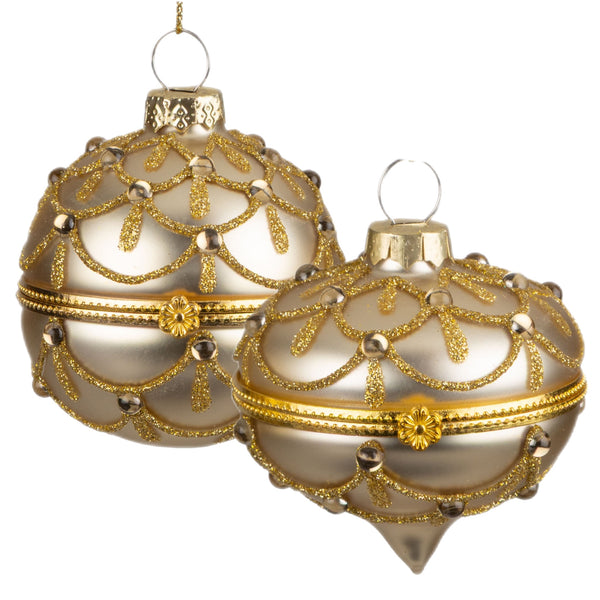 Assorted Champagne With Gold Loops Kismet Ball, INDIVIDUALLY SOLD