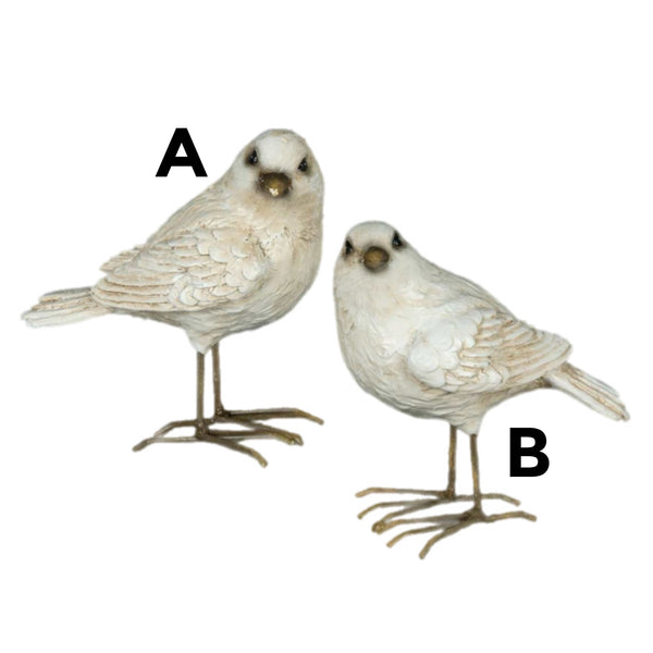 Assorted White Standing Bird Figurine, INDIVIDUALLY SOLD