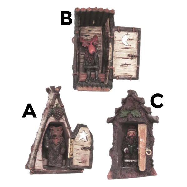 Assorted Outhouse Ornament, INDIVIDUALLY SOLD