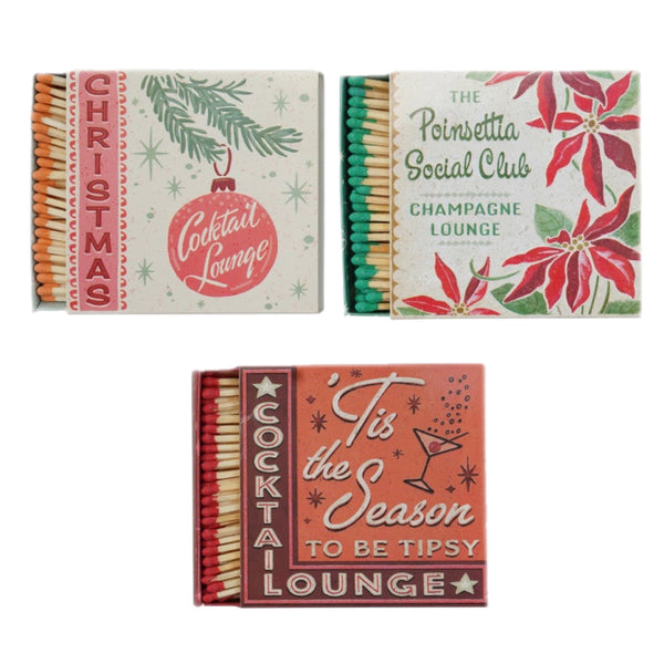 Assorted Christmas Matches, INDIVIDUALLY SOLD