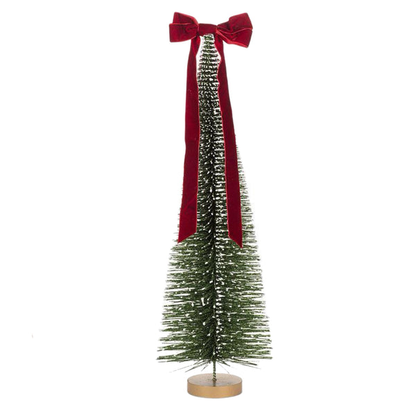 Assorted Bottlebrush With Bow Figurine, INDIVIDUALLY SOLD