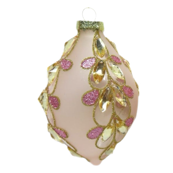 Assorted Pink & Gold Jeweled Ball, INDIVIDUALLY SOLD