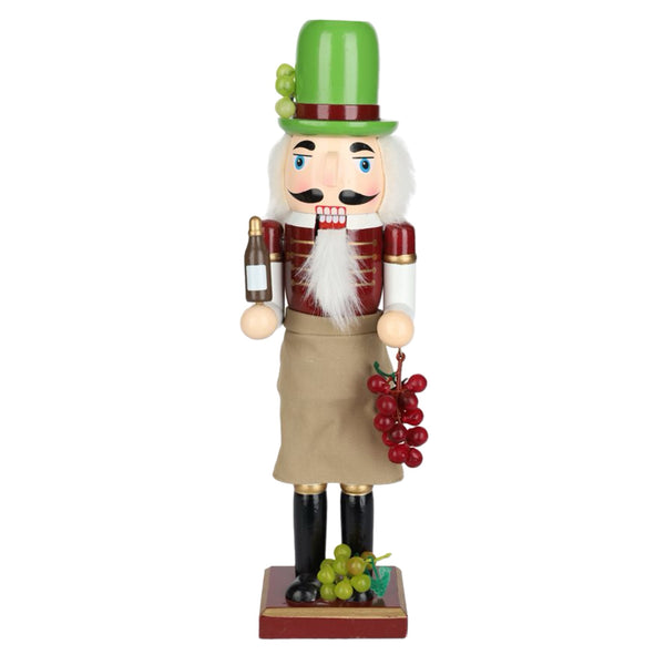 Assorted 14" Wine Maker Nutcracker, INDIVIDUALLY SOLD
