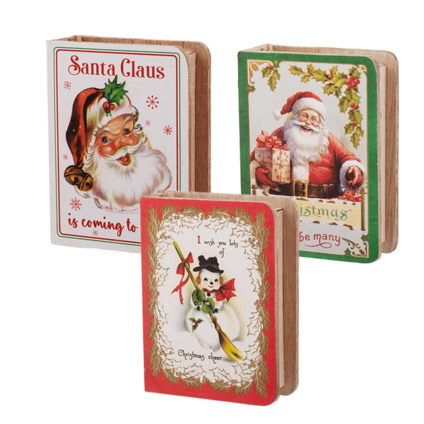 Assorted Retro Book Ornament, INDIVIDUALLY SOLD
