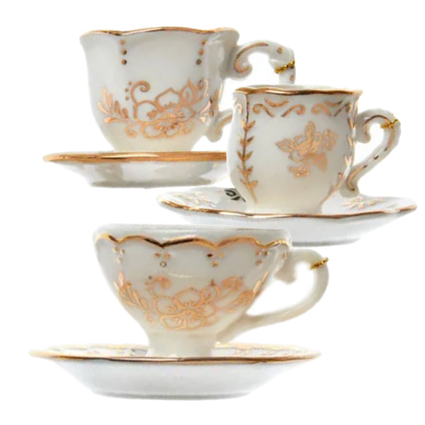 Assorted Teacup Ornament, INDIVIDUALLY SOLD