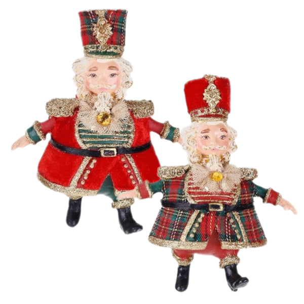 Assorted Chubby Nutcracker Ornament, INDIVIDUALLY SOLD