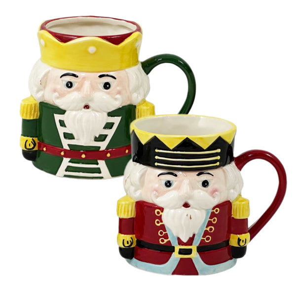 Assorted Nutcracker Mug, INDIVIDUALLY SOLD