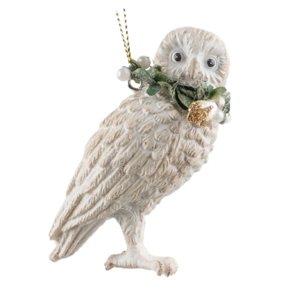Assorted Woodland Animal With Wreath Ornament, INDIVIDUALLY SOLD