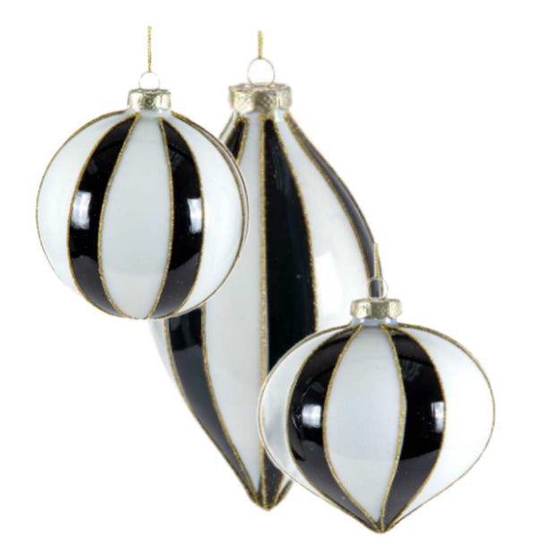 Assorted Black & White Striped Ball, INDIVIDUALLY SOLD